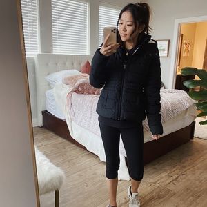 Hollister Puffer Jacket with Faux Fur